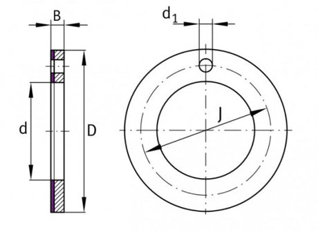 SKF PCMW 426601.5 M axiální kluzný kroužek, ocel-POM