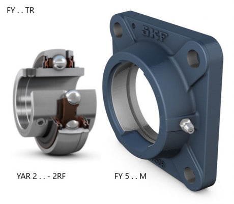 SKF FY 25 TR přírubová ložisková jednotka