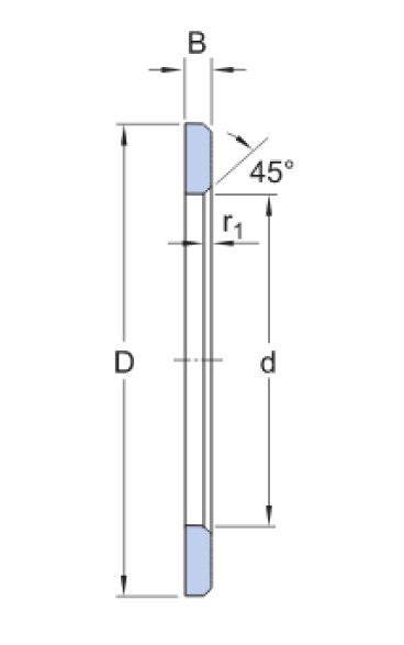 SKF GS 81126 axiální ložiskový kroužek