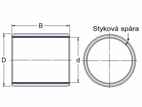 SKF PCM 101210 E pouzdro kluzné, ocel-PTFE