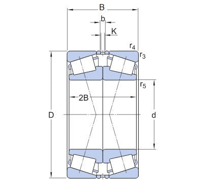 SKF 32052 X/DF kuželíkové ložisko