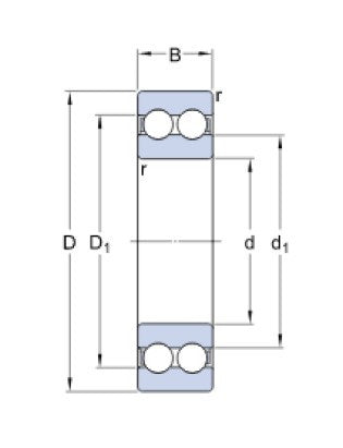 SKF 4214 ATN9 kuličkové ložisko