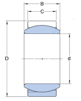 SKF GE 10 E kloubové ložisko ocel/ocel