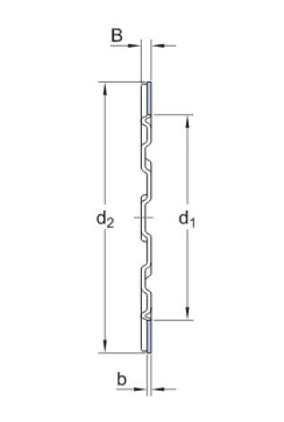 SKF ZW 15x20 rozpěrná podložka