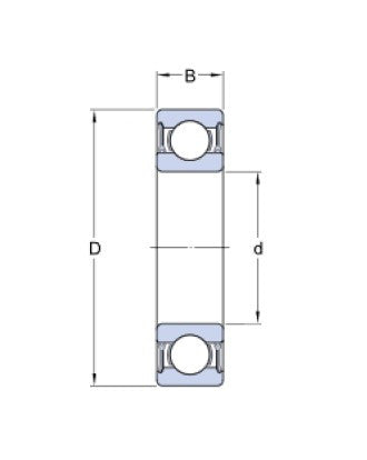 SKF 61814-2RZ kuličkové ložisko