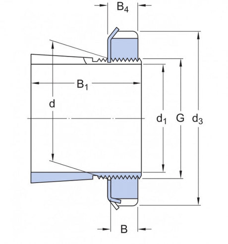 SKF HA 3028 upínací pouzdro