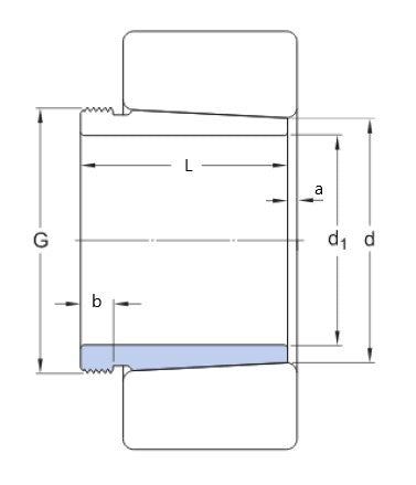 SKF AH 24128 stahovací pouzdro