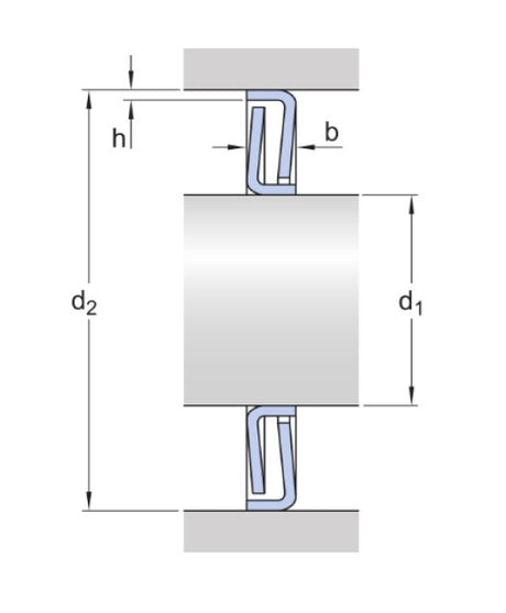 SKF Z 304 těsnící podložka