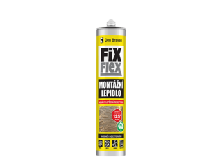 Montážní lepidlo FIX FLEX 310 ml kartuše šedá