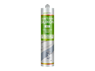 Sanitární silikon Green Line 280 ml bílá